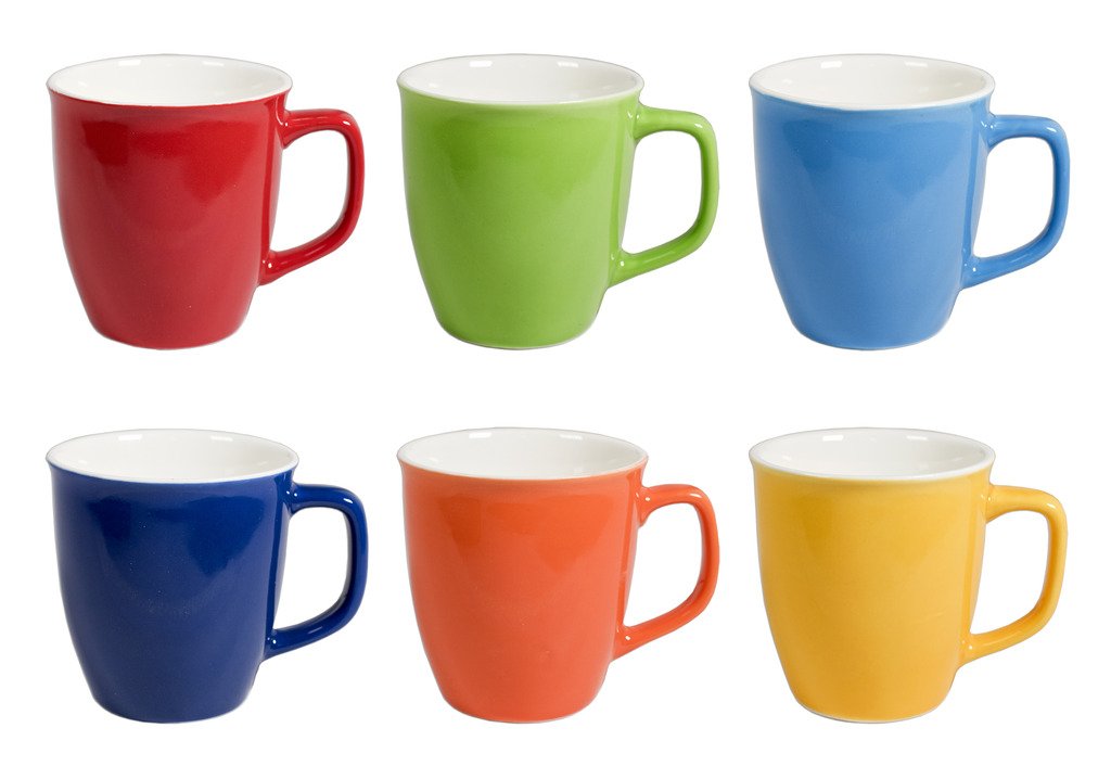 La Platina Multi Colour Ceramic Mug Set - Image 2