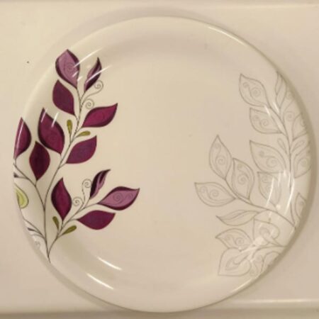 Melamine Qtr Plate 8" Set of 6